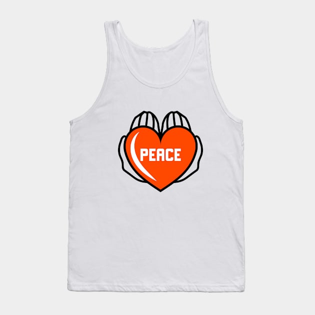 Peace and love Tank Top by VICTIMRED